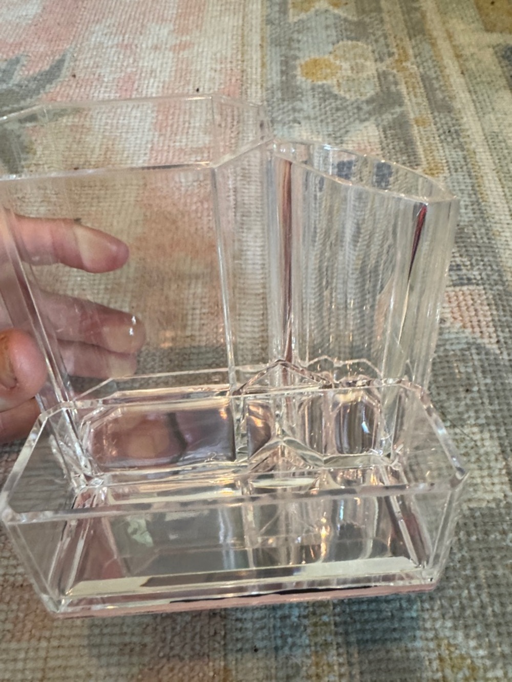 Brand new Clear Acrylic Makeup Brush & Tool Organizer Set x 3 - Picture 6 of 7